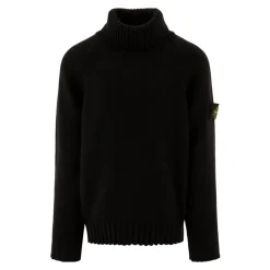 Jersey de Cuello Alto de Punto Negro AW24