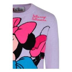 Jersey de cuello redondo de cachemira