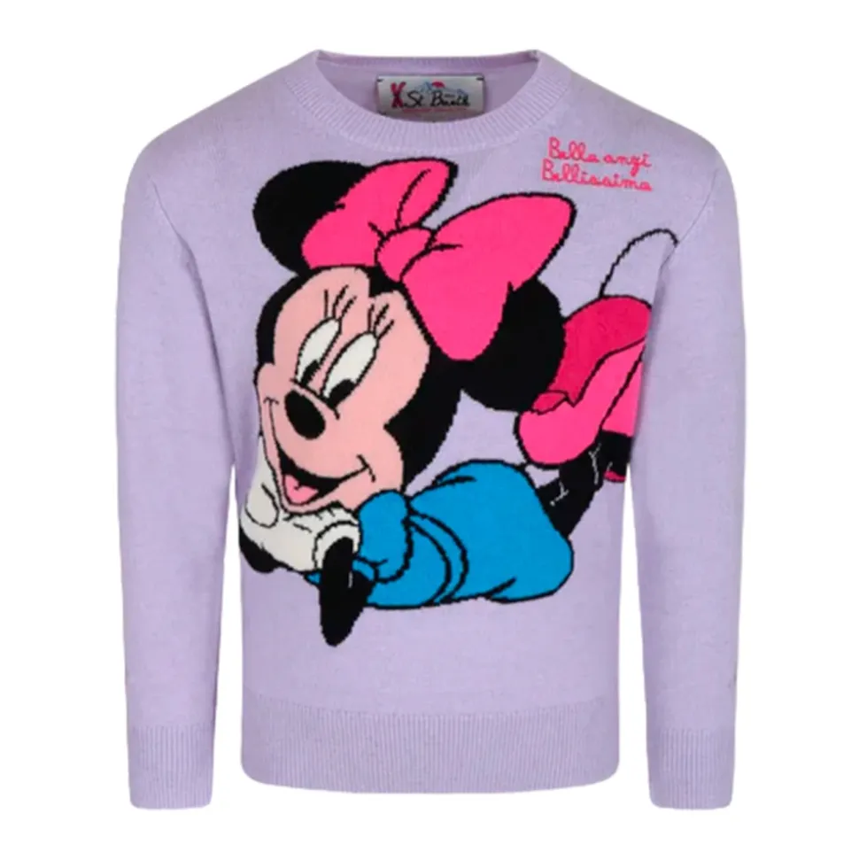 Jersey de cuello redondo de cachemira
