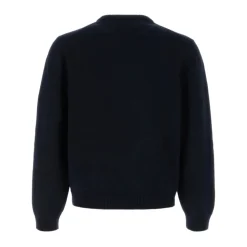 Jersey de lana con cuello redondo
