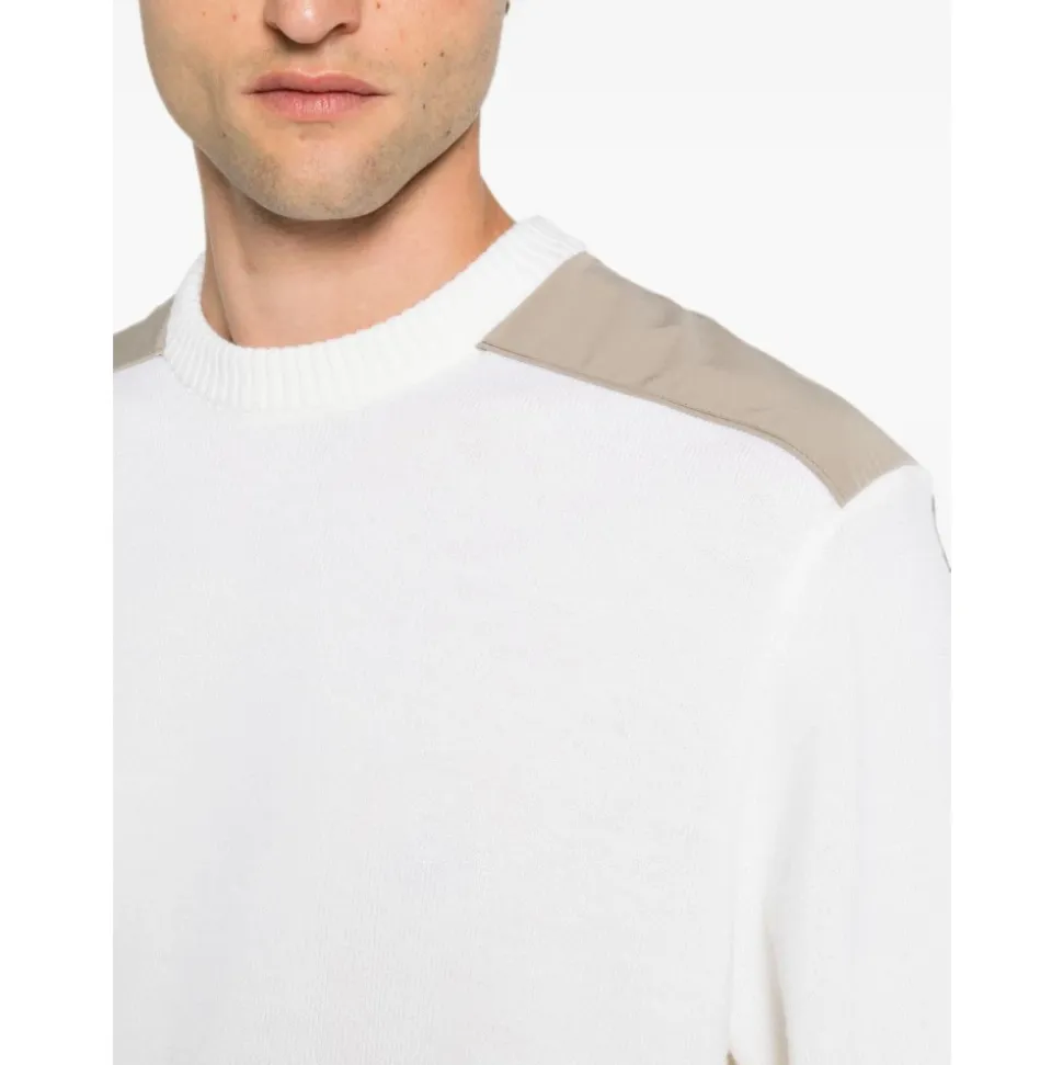 Jersey de Lana Merino con Cuello Redondo