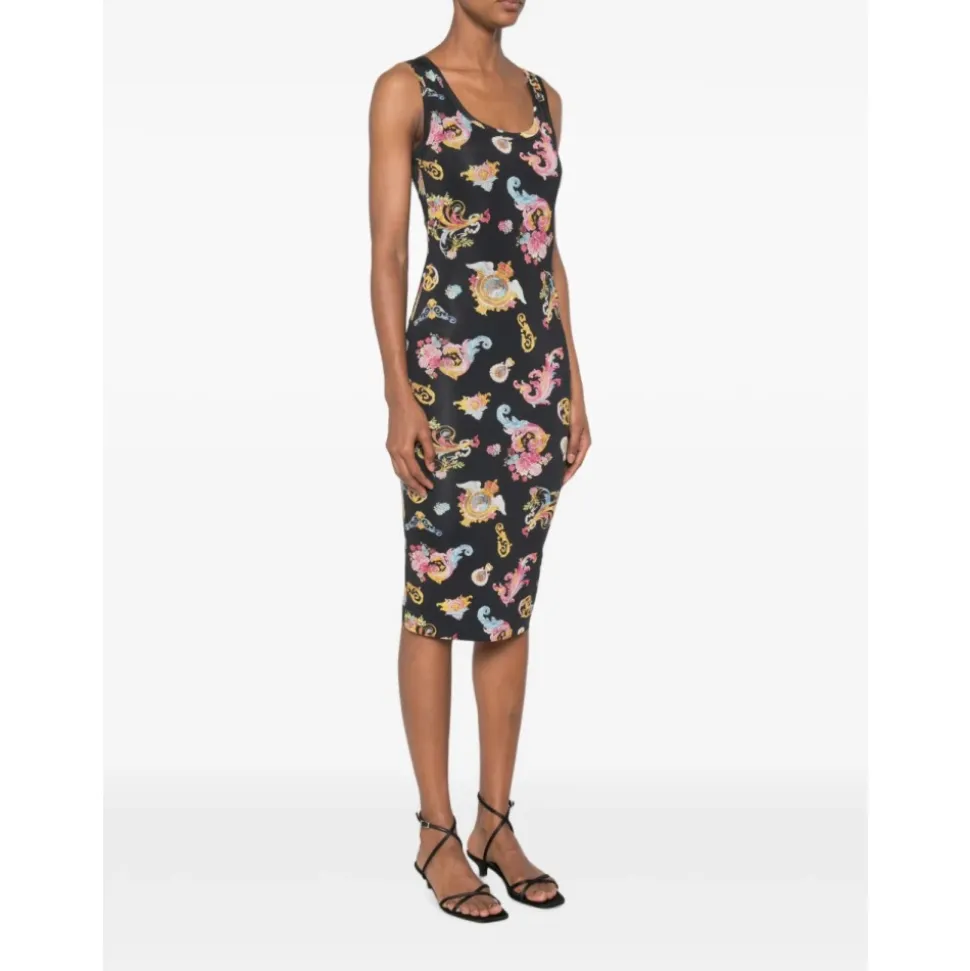Jersey Fluido Print Dress