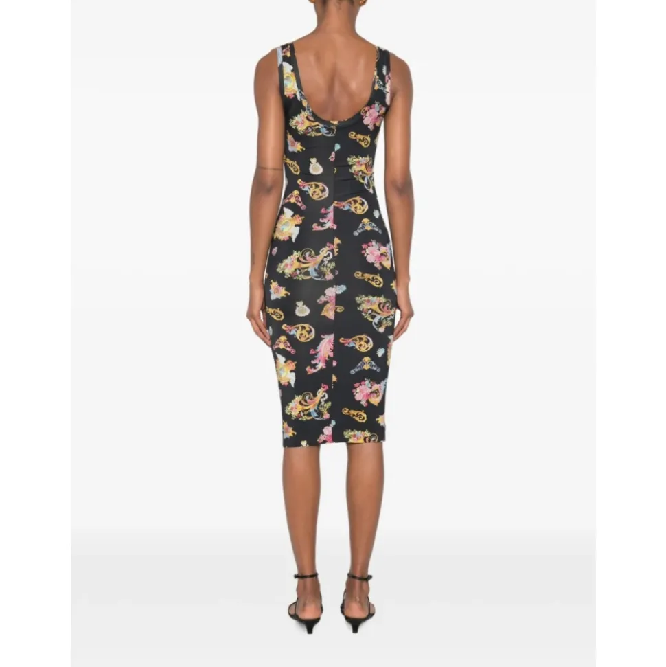 Jersey Fluido Print Dress