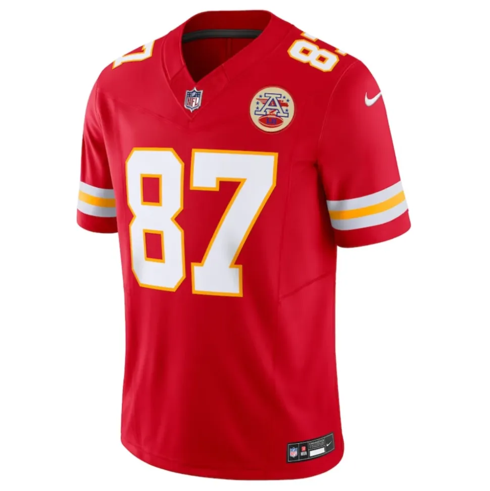 Jersey NFL Chiefs Travis Kelce Rojo
