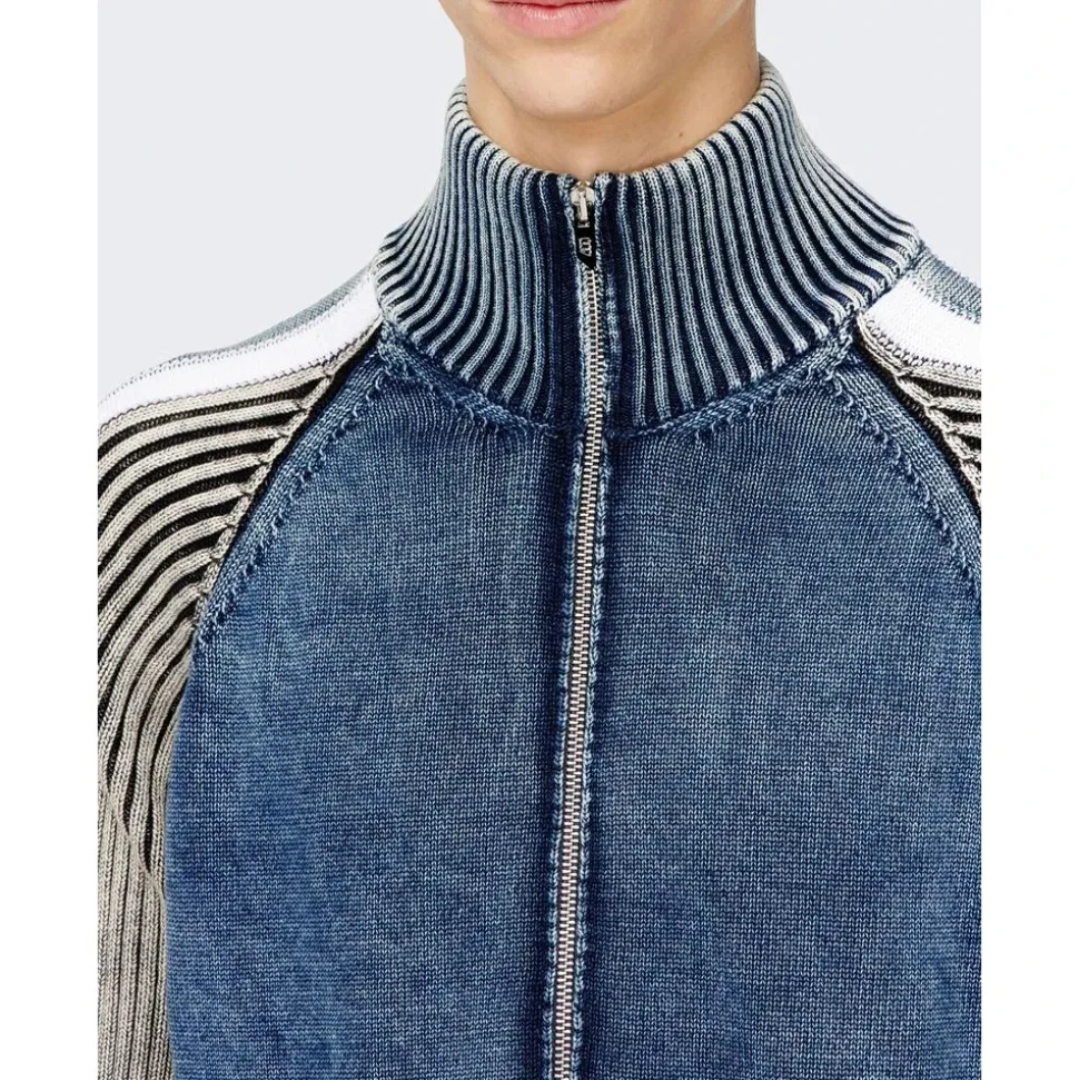 K-Heronimo Raglan-Sleeve Cardigan