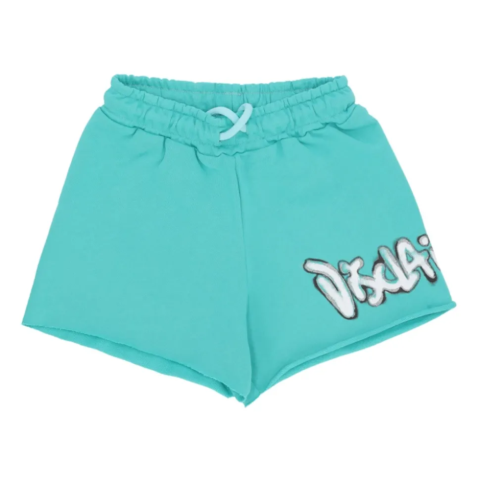 Logo Mint Shorts Elástico Cordón Algodón