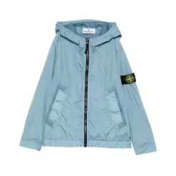 Logo Patch Hooded Jacket