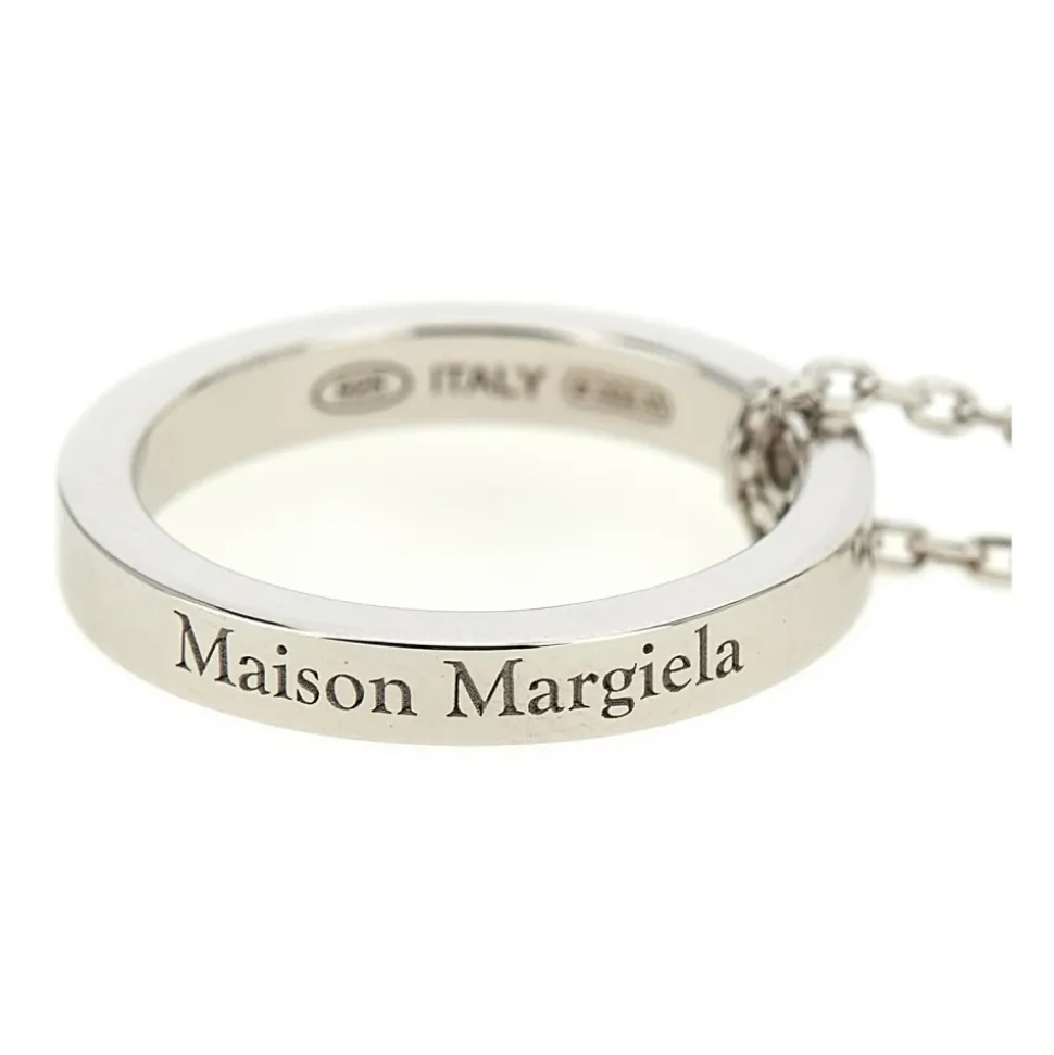 Logo Ring Pendant Necklace