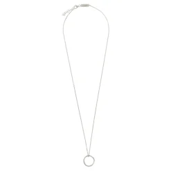 Logo Ring Pendant Necklace