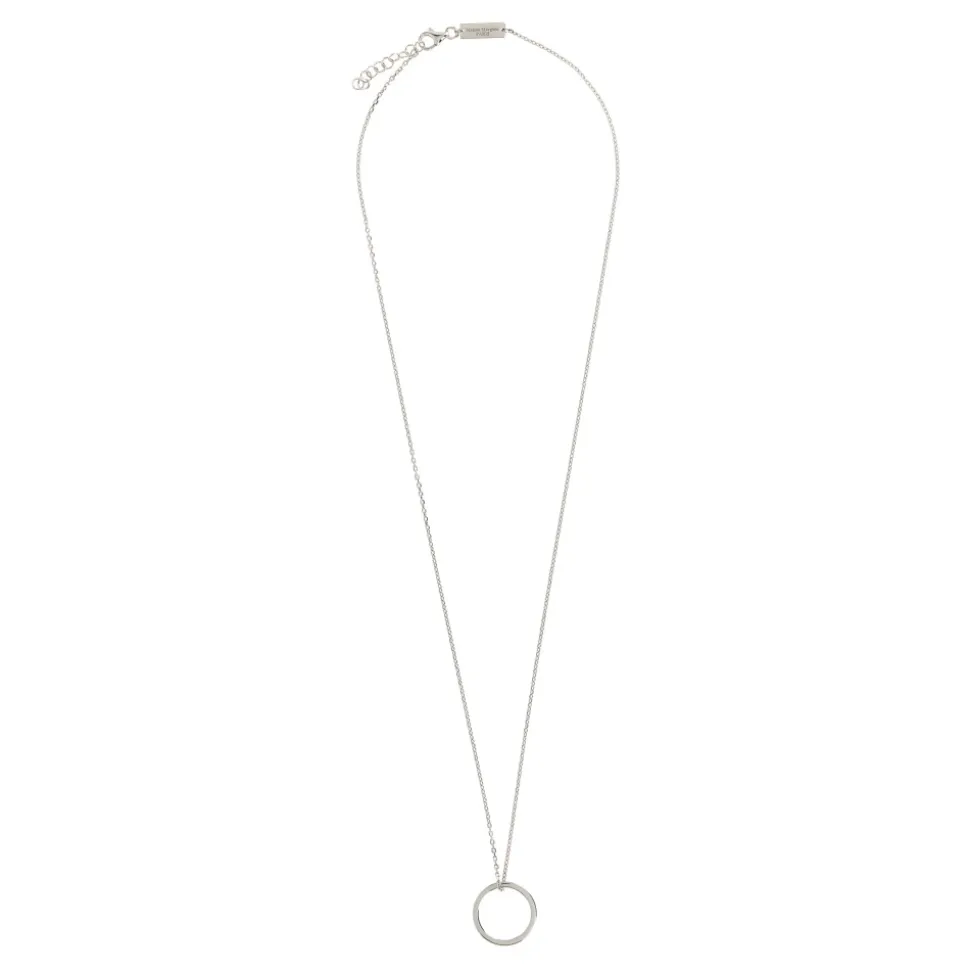 Logo Ring Pendant Necklace