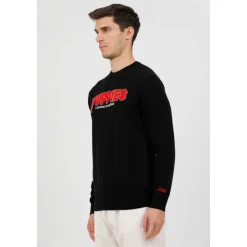Maglia in lana con scritta tema "Yuppies"