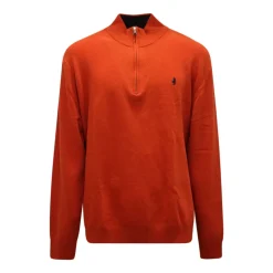Maglione Mid-Zip Wool Blend Sweater