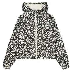 Maisha Hooded Techno Fabric Raincoat