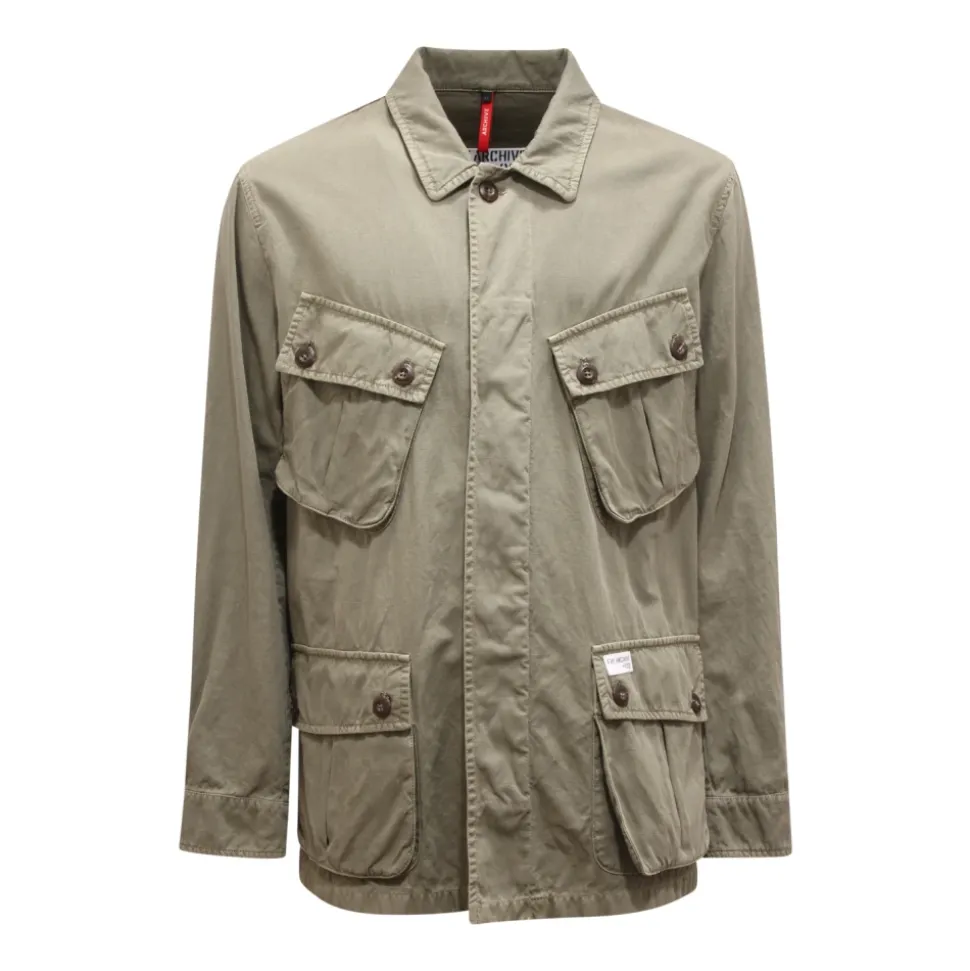 MAM1946082T Archive Linen Blend Field Jacket