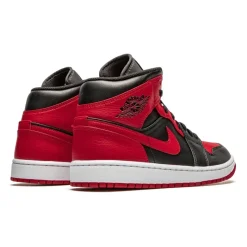 Mid Banned Sneaker Negro/Rojo/Blanco