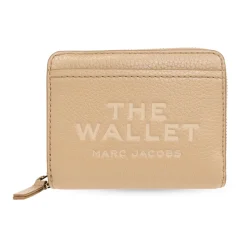 Mini cartera compacta de cuero