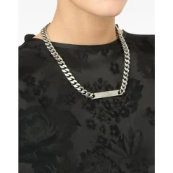MINIMAL LOGO ID TAG NECKLACE