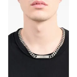 MINIMAL LOGO ID TAG NECKLACE