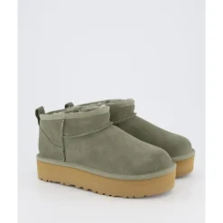 Mini Plataforma Verde Musgo Zapatos Niños