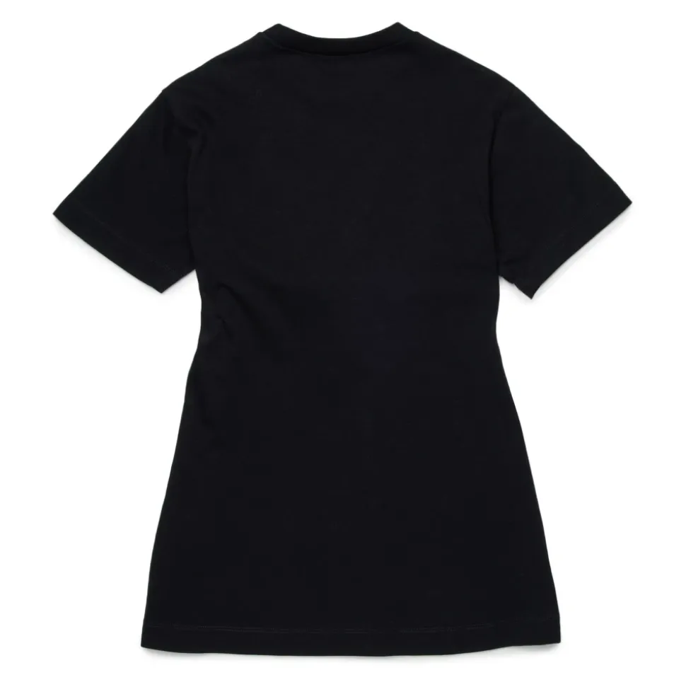 Mini vestido con estampado del logo