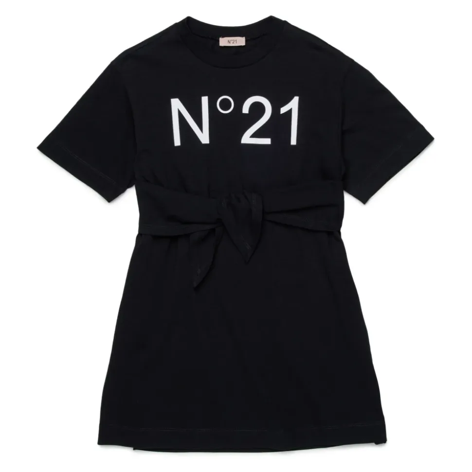Mini vestido con estampado del logo