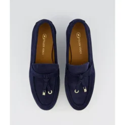 Mocasines Azul Marino Mujer