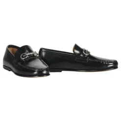 Mocasines clásicos de cuero con detalle Horsebit