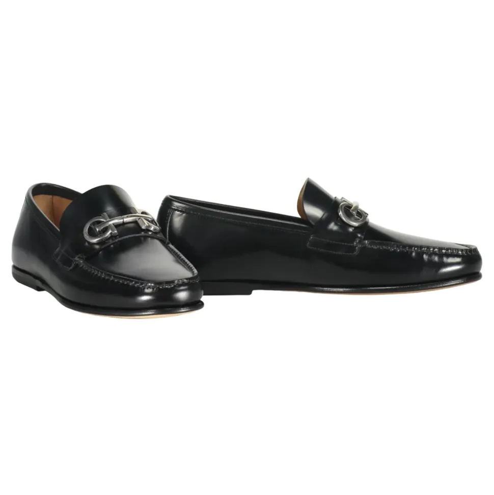 Mocasines clásicos de cuero con detalle Horsebit