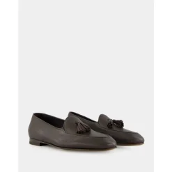 Mocasines con borlas Lennox de cuero