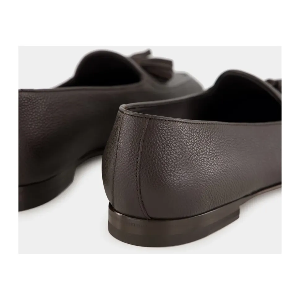 Mocasines con borlas Lennox de cuero