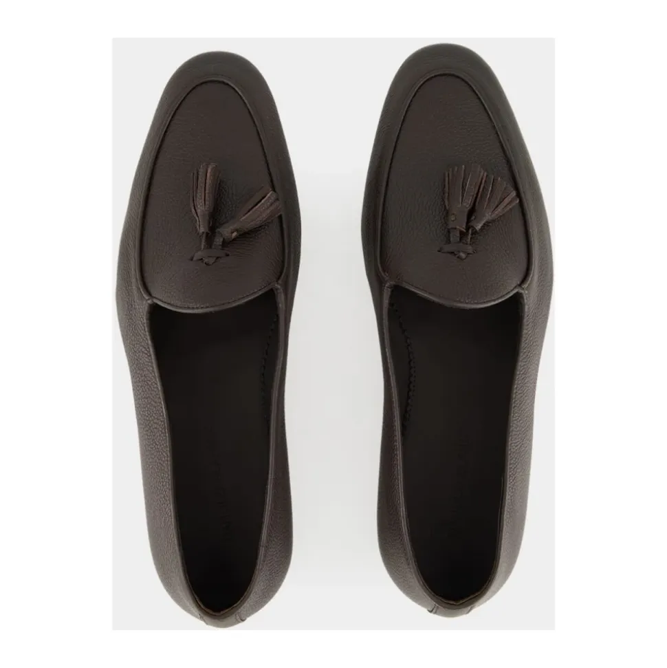 Mocasines con borlas Lennox de cuero
