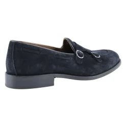 Mocasines de ante azul