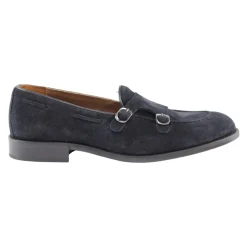Mocasines de ante azul