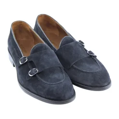 Mocasines de ante azul
