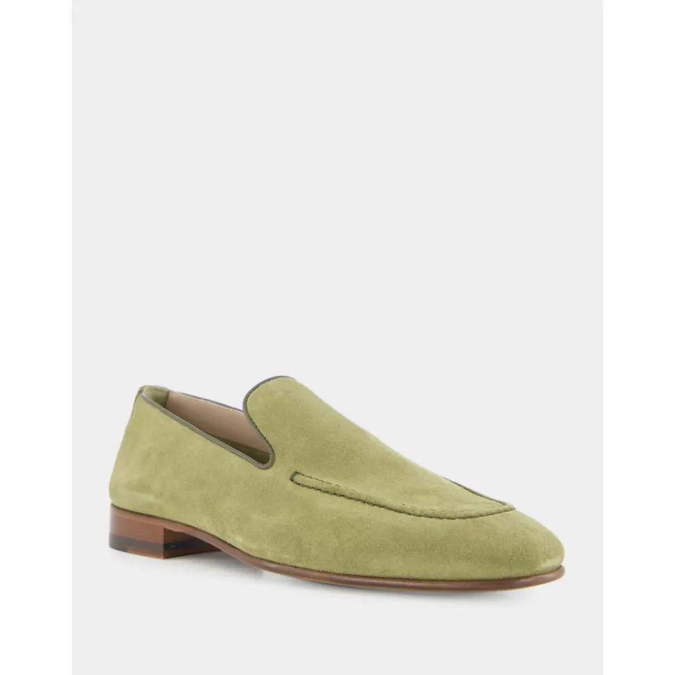 Mocasines de ante caqui