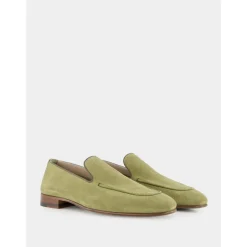 Mocasines de ante caqui