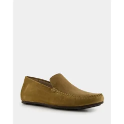 Mocasines de ante marrón