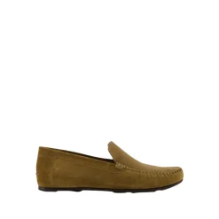 Mocasines de ante marrón