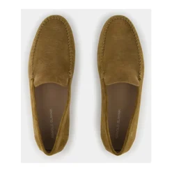 Mocasines de ante marrón