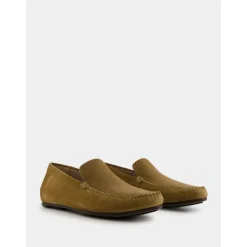 Mocasines de ante marrón