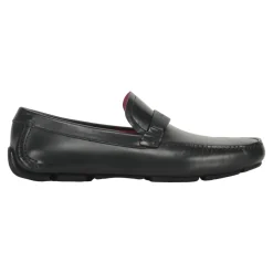 Mocasines de cuero clásicos con detalle de logo