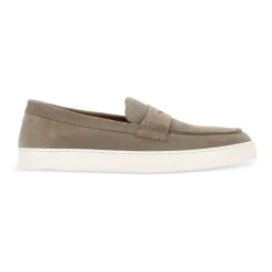 Mocasines de Cuero con Costuras Decorativas