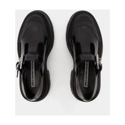 Mocasines Mary Jane Plataforma Negros