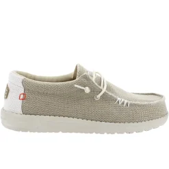 Mocasín Beige de Tela para Hombre