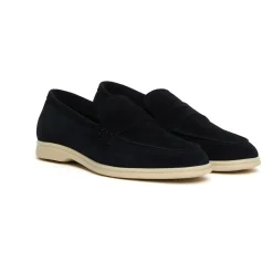 Mocasín de Ante Azul