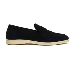 Mocasín de Ante Azul