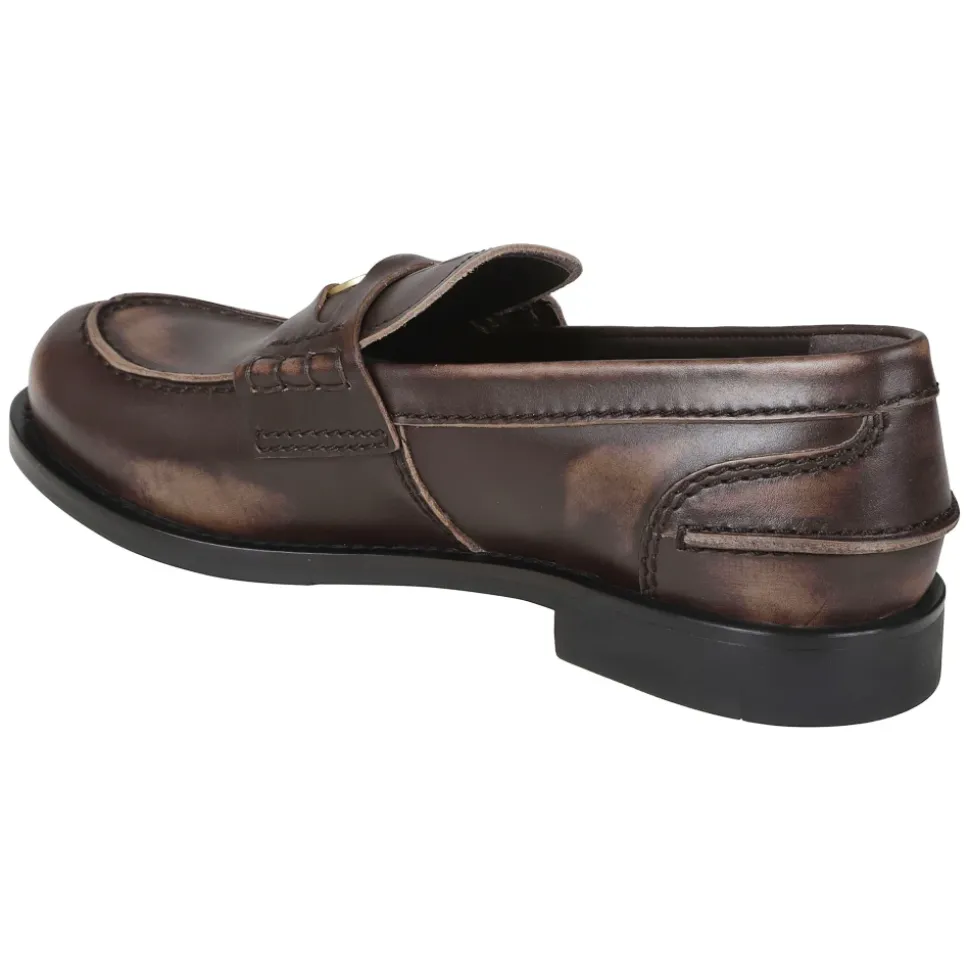 Mocasín de efecto vintage