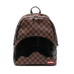 Mochila a Cuadros Marrón Edición Limitada