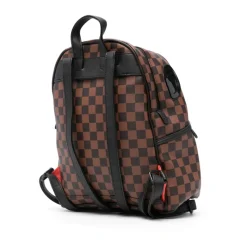 Mochila a Cuadros Marrón Edición Limitada