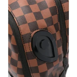 Mochila a Cuadros Marrón Edición Limitada